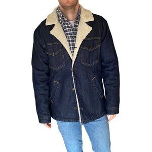 LUCKY BRAND | Sherpa-Lined Denim Jacket | SIZE M
